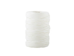 FICELLE POLYPROPYLENE TRESSE CREUSE BLANC DIAM. 2.8MM L. 40M STANDERS