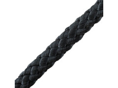 CORDE POLYPROPYLENE TRESSE CREUSE NOIRE D10MM X L15M STANDERS