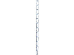 CHAINE ACIER ZINGUE MAILLE COURTE D3MM LONGUEUR 2.5M 55KG STANDERS