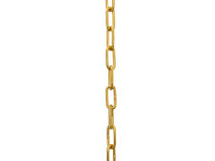 CHAINE ACIER LAITONNE SOUDEE D2MM LONGUEUR 2.5M 24KG STANDERS