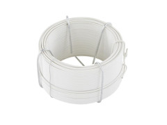 FIL ACIER PLASTIFIE BLANC D1.4MM LONGUEUR 30M 2KG STANDERS