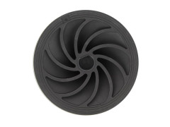 CALE PORTE CAOUTCHOU CHRISLIGNE DIAM 118MM NOIR