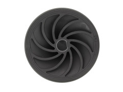CALE PORTE CAOUTCHOU CHRISLIGNE DIAM 118MM GRIS