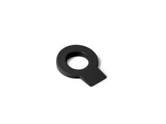 CALE PORTE REI LOCK 63X82X15MM NOIR MAT