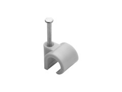 ATTACHE FILS DIAM 08 A 12MM L 26MM GRIS LOT DE  100