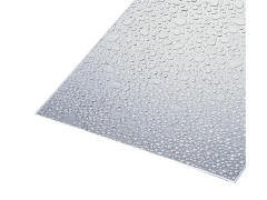 VERRE SYNTHETIQUE STYROGLASS +/- 5MM 2X1M CLAIR LISSE