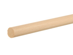 TOURILLON HETRE LISSE DIAMETRE 10MM X LONGUEUR 1 METRE