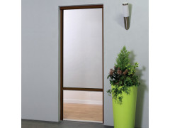 MOUSTIQUAIRE ALUMINIUM MOUSTIKIT ENROULABLE VERTICALE 1,25X2,3M MARRON