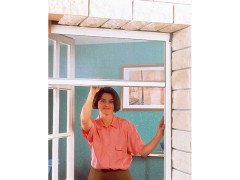 MOUSTIQUAIRE MOSKITOP ENROULABLE PVC 0,8MX1M BLANC