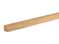 QUART DE ROND BOIS EXOTIQUE BLANC 230X10 EP10