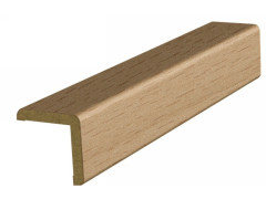 BAGUETTE ANGLE REVETU PAPIER 25 X 25 MM LONGUEUR 2.20 METRE HETRE