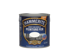 PEINTURE FER HAMMERITE BRILLANT 2L5 BLANC