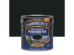 PEINTURE FER HAMMERITE MAT 2L5 NOIR
