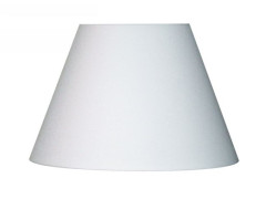 ABAT-JOUR INSPIRE FORME EMPIRE DIAMETRE 22CM BLANC BLANC 0