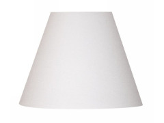 ABAT-JOUR FORME EMPIRE DIAMETRE 14CM PINCE BLANC BLANC 0