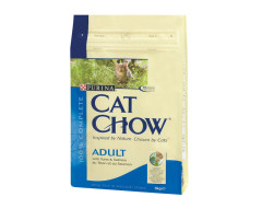 CROQUETTE CHAT CAT CHOW ADULTE RICHE SAUMON 3KG