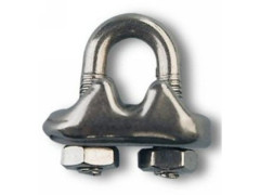 serre câble étrier acier inoxydable aisi 316 10MM carte x1