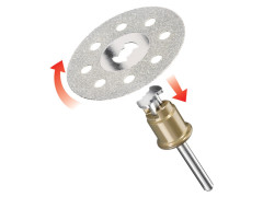 DISQUE DIAMANT DREMEL 545 DIAMETRE 38MM MATERIAUX