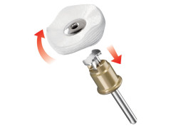 FEUTRE LUSTREUR EN DISQUE DREMEL 423 DIAMETRE 25MM