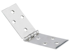 CHARNIERE LARGE INOX 40X120
