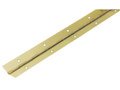 CHARNIERE PIANO ACIER LAITONNE 32X1200