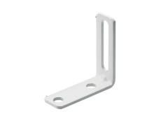 EQUERRE DE CHAISE REGLABLE ACIER BLANC 55X55X20