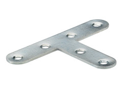 EQUERRE EN T PLAT 55X80X15MM ZINGUE