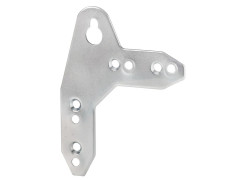 EQUERRE D'ANGLE POUR SUSPENDRE UN MEUBLE 100X75 VIS ZN X2