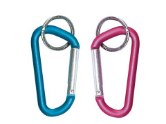 MOUSQUETON ALU COUL 60MM