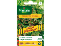 LAITUE BATAVIA ROUGE GRENOBLOISE FORMAT ECO SACHET SERIE 2 VILMORIN
