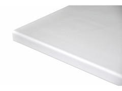 PLAN DE TRAVAIL STRATIFIE 2 ARRONDIS BLANC 38X645X2050MM