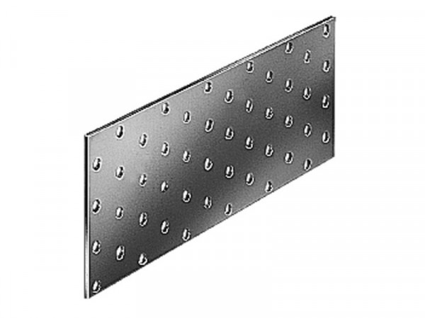 PLATINE MULTI TROUS GALVA 200X80 2MM