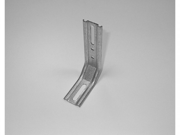 EQUERRE NERVURE GALVA 100X30X65MM