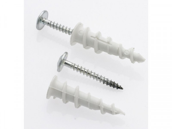 CHEVILLE MULTIMATERIAU 3X25MM AVEC VIS MINIVIX BLISTER 30 DE PIECES