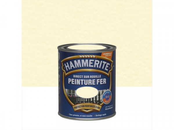 PEINTURE FER BLANC MARTELE HAMMERITE 0,75L