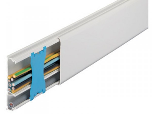 MOULURE 12X50 2,10M BLANC AVEC SEPARATION