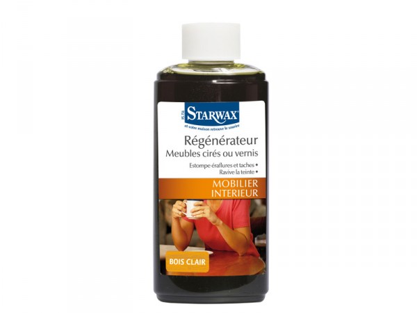 REGENERATEUR MEUBLE CIRE/VERNIS BOIS CLAIR 250ML STARWAX