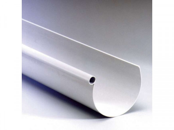 GOUTTIERE PVC DIAMETRE 25 4M GRIS