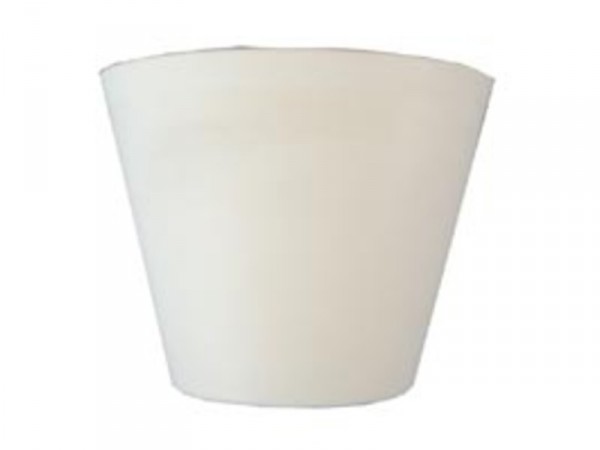 PAVILLON CONIQUE PLASTIQUE DIAMETRE 89MM BLANC