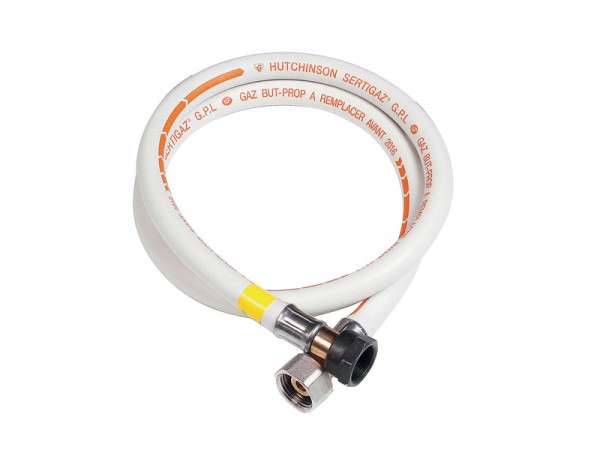 TUYAU CAOUTCHOUC BUTANE/PROPRANE 1M VALIDITE 10 ANS