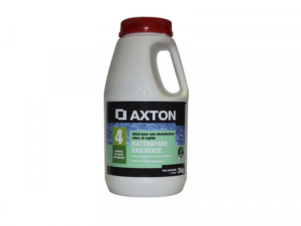 RATTRAPAGE TRAITEMENT PISCINE EAUX VERTES AXTON 2 KG