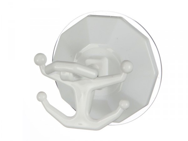 CROCHET VENTOUSE FIXCUP 7,5X7,5,X6CM BLANC