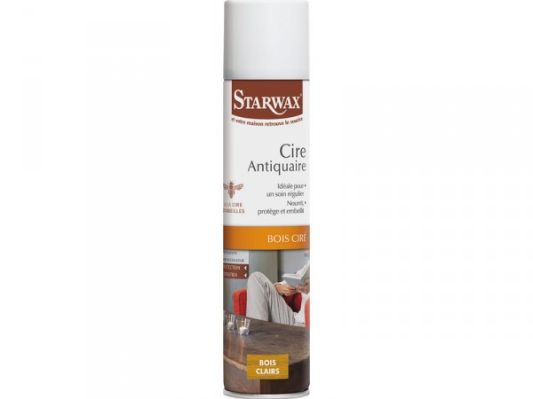 CIRE ANTIQUAIRE BOIS CLAIR CIRE AEROSOL 0.300 L STARWAX