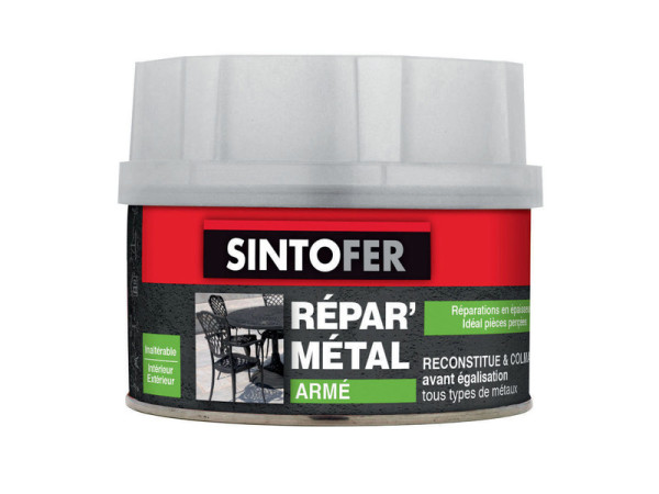 MASTIC DE REPARATION METAL ARME 190G BEIGE SINTO