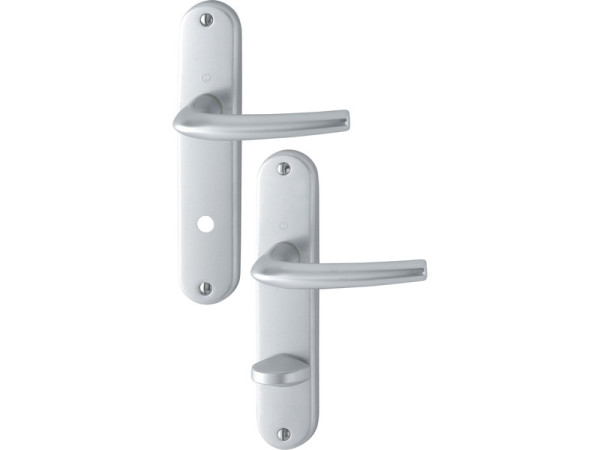 POIGNEE DE PORTE SAN DIEGO ALU 165MM A CONDAMNATION