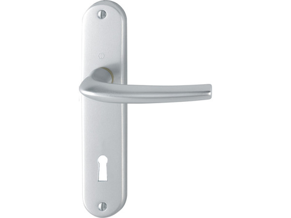POIGNEE DE PORTE SAN DIEGO ALU 165MM CLE L