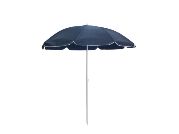 PARASOL DE PLAGE ROND DIAMETRE 180CM BLEU