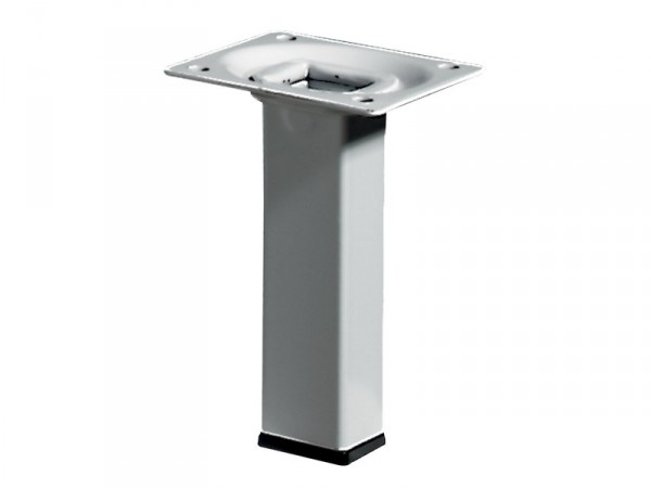 PIED DE MEUBLE ACIER BLANC 24X24X100