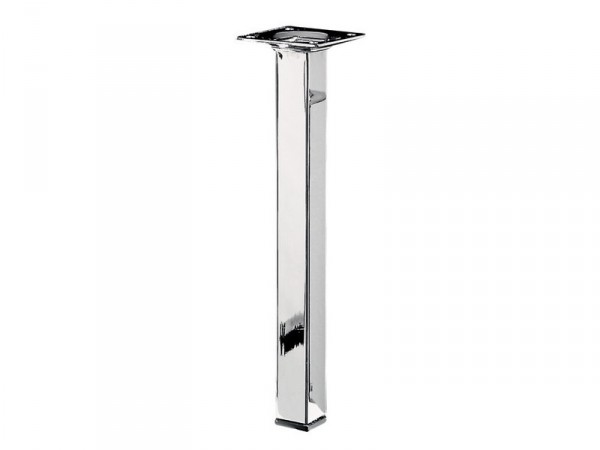 PIED DE MEUBLE ACIER CHROME 25X25X250