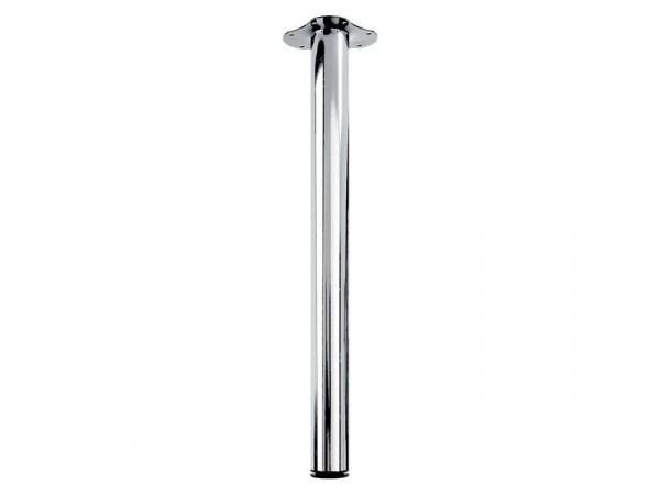 PIED DE TABLE ACIER CHROME 60X700